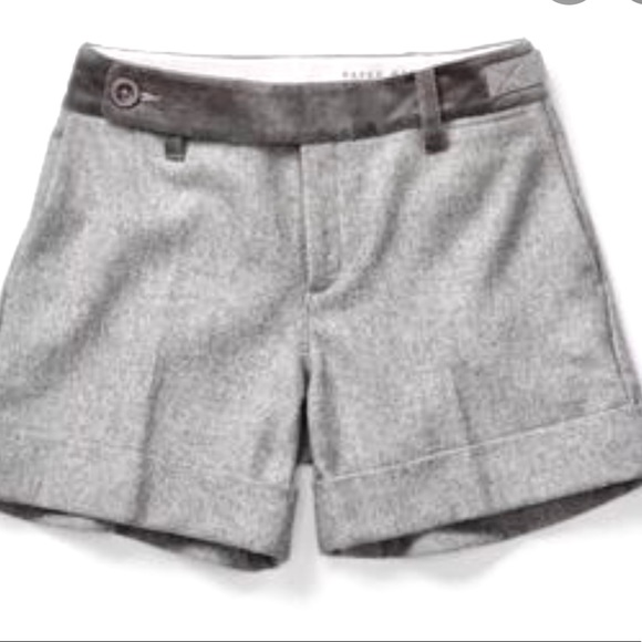Anthro Paper Boy Shorts Grey Gray 6 NWT - Picture 2 of 6